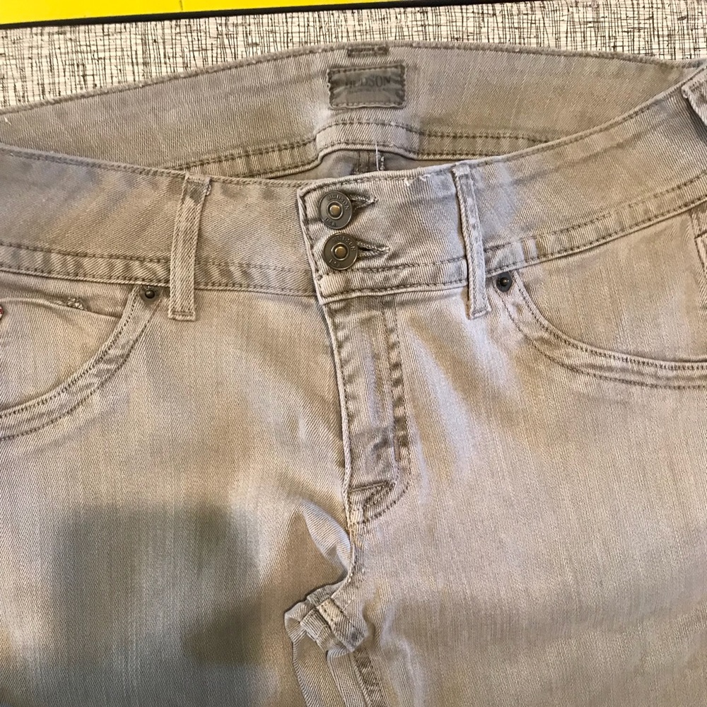 SOLD -Hudson Flare leg Lt wash denim